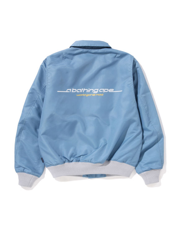 Pánské Bundy Bape Honeycomb Ripstop Bomber Světle Blankyt | 93564VQXL