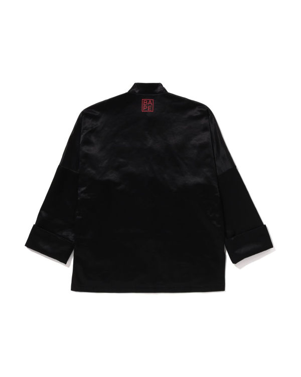 Pánské Bundy Bape Japanese Motif Loose FIt China Černé | 51763WPSC