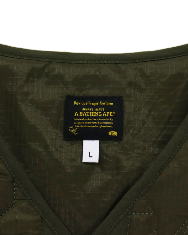Pánské Bundy Bape Military Patch Liner Zelene | 97154RONA