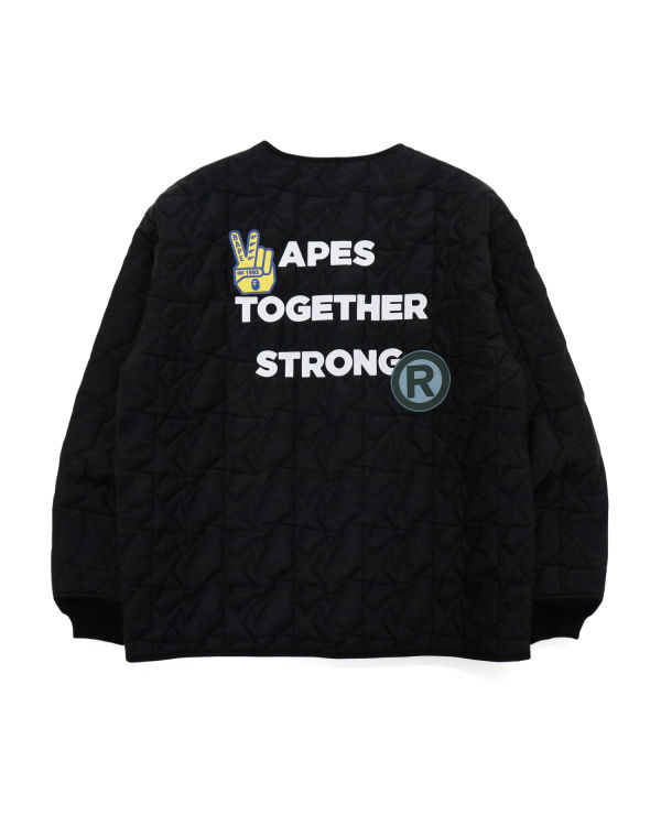 Pánské Bundy Bape Military Patch Liner Černé | 83916PWBT