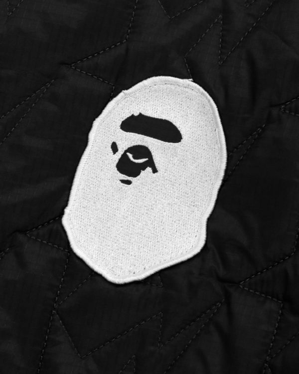 Pánské Bundy Bape Military Patch Liner Černé | 83916PWBT