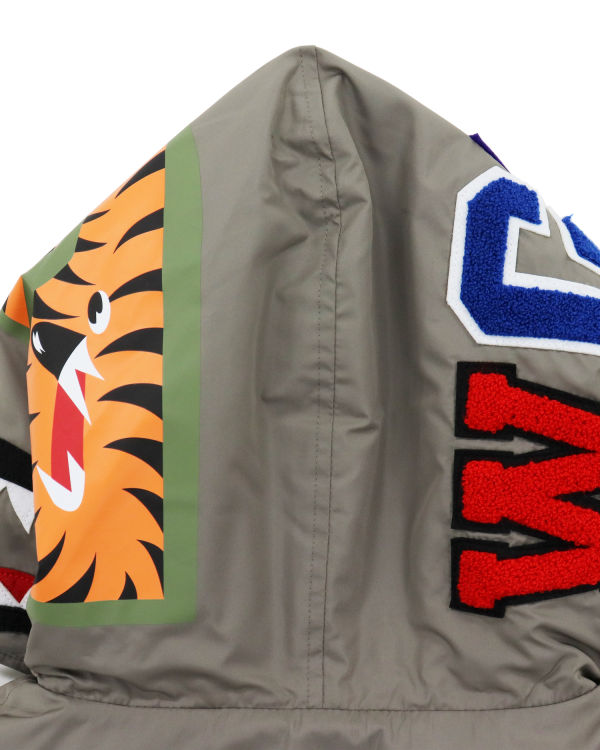 Pánské Bundy Bape Mulit Pocket Shark Šedé | 57132XOFV