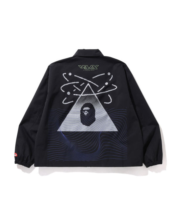 Pánské Bundy Bape Multi Grafická Relaxed Fit Coach Černé | 59306MCDP