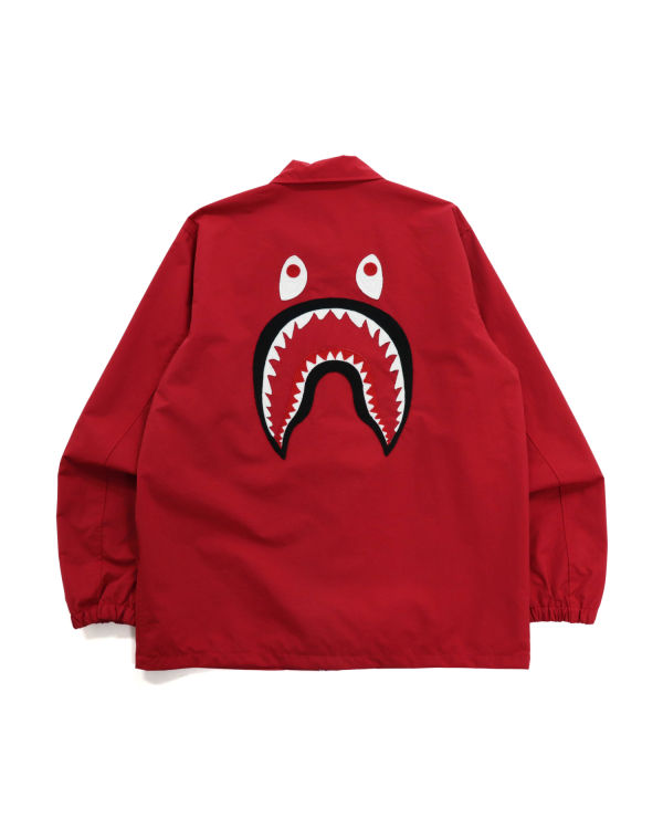 Pánské Bundy Bape Shark Coach Světle Červené | 92380NGET