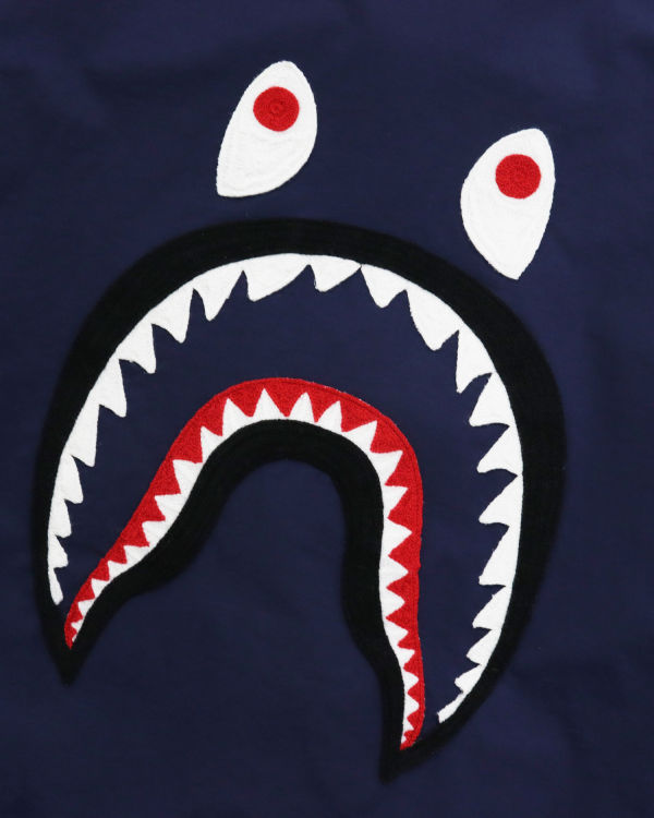 Pánské Bundy Bape Shark Coach Tmavě Blankyt Blankyt | 67580PCDV