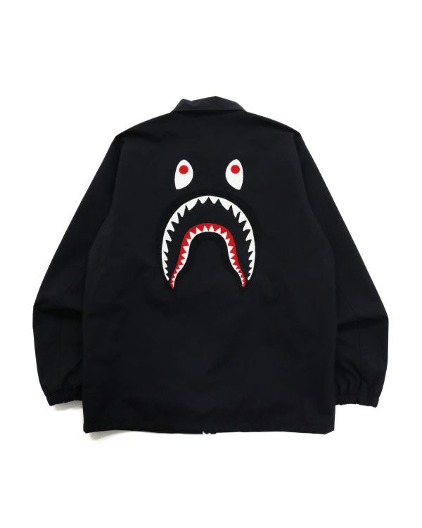 Pánské Bundy Bape Shark Coach Černé | 54390LUOF
