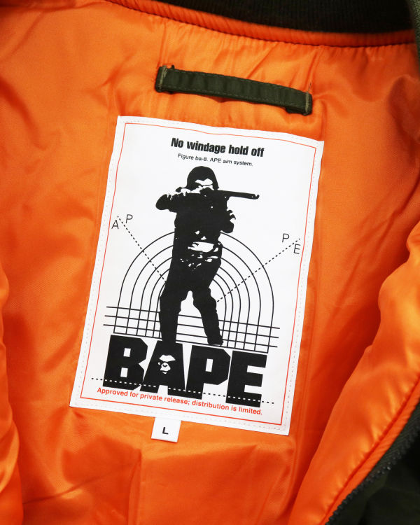Pánské Bundy Bape Shark Loose Fit Ma-1 M Bomber Zelene | 76142YGWJ