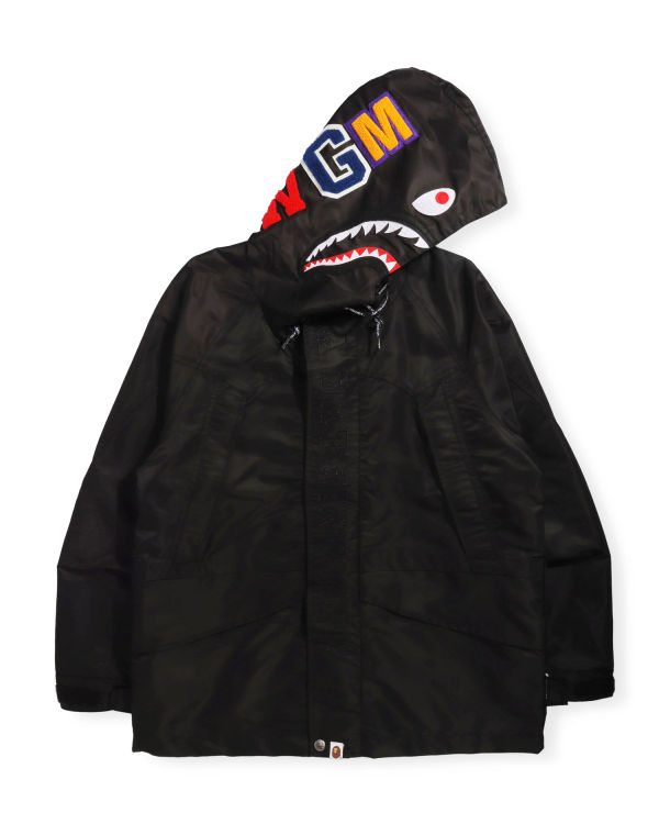 Pánské Bundy Bape Shark Snowboard Černé | 65401HXGR