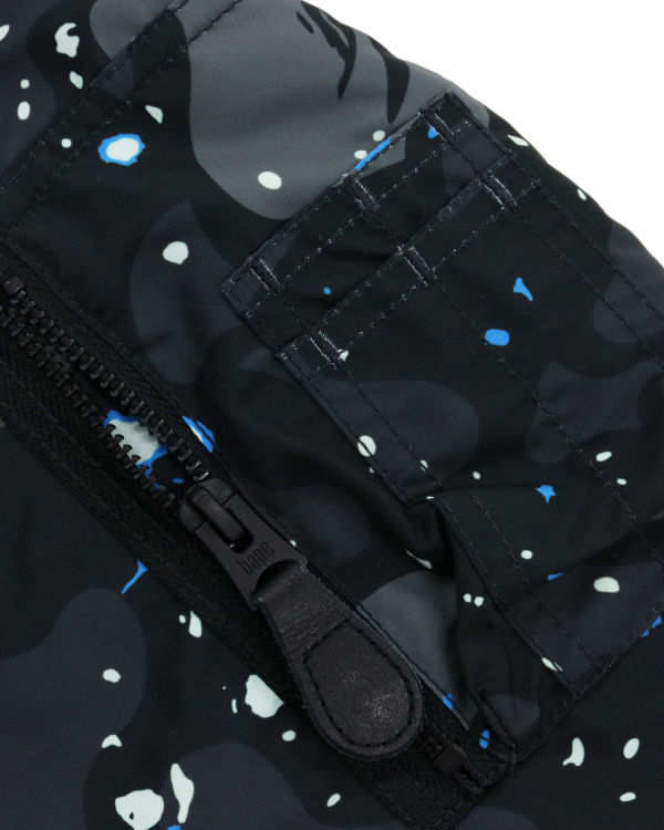 Pánské Bundy Bape Space Camo Loose Fit MA-1 Černé | 16095FDGA