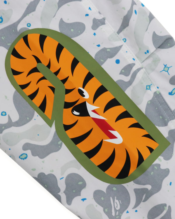 Pánské Bundy Bape Space Camo Shark M-65 Bílé | 47305DSEB
