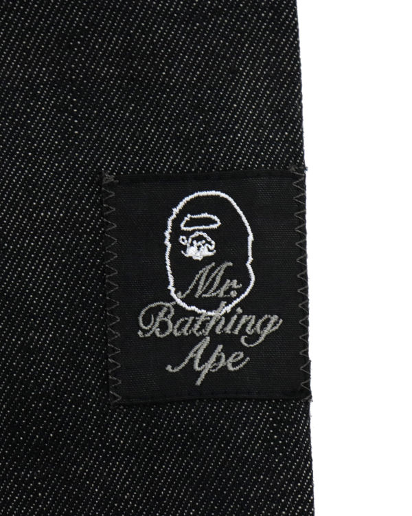 Pánské Bundy Bape Stretch Denim Černé | 08596CYKT