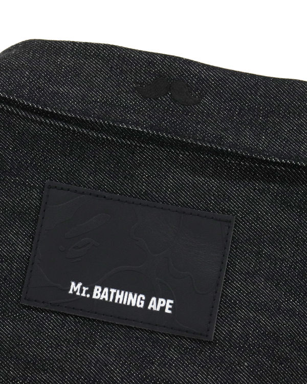 Pánské Bundy Bape Stretch Denim Černé | 08596CYKT