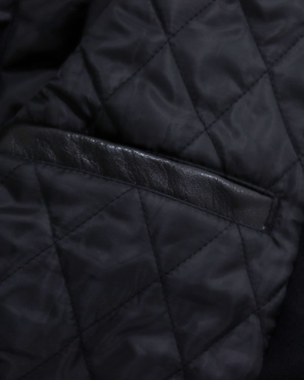 Pánské Bundy Bape Varsity Černé | 27306ZIEP