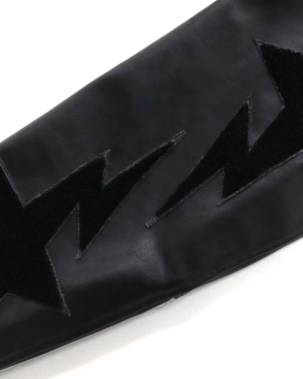 Pánské Bundy Bape Varsity Černé | 27306ZIEP