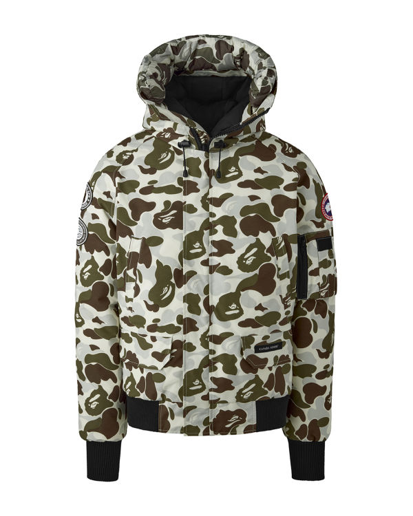 Pánské Bundy Bape X Canada Goose X Concepts ABC Camo Chilliwack Bomber Šedé | 31579CDGW