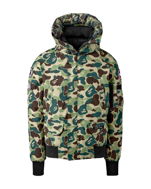 Pánské Bundy Bape X Canada Goose X Concepts ABC Camo Chilliwack Bomber Zelene | 35096FLVS