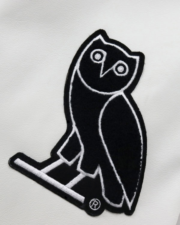 Pánské Bundy Bape X OVO Varsity Černé | 50196NJKC