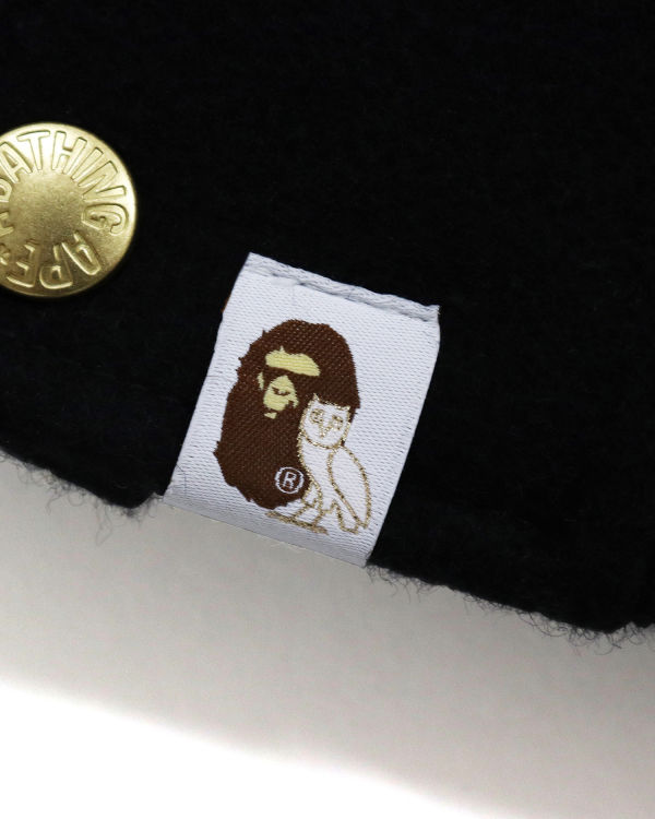 Pánské Bundy Bape X OVO Varsity Černé | 50196NJKC