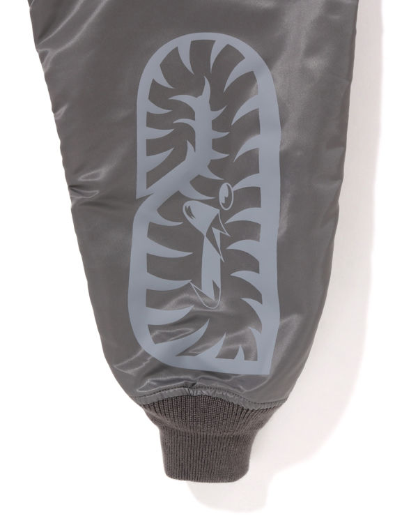 Pánské Kabáty Bape Shark Loose Fit MA-1 Stříbrné | 90736DJEB