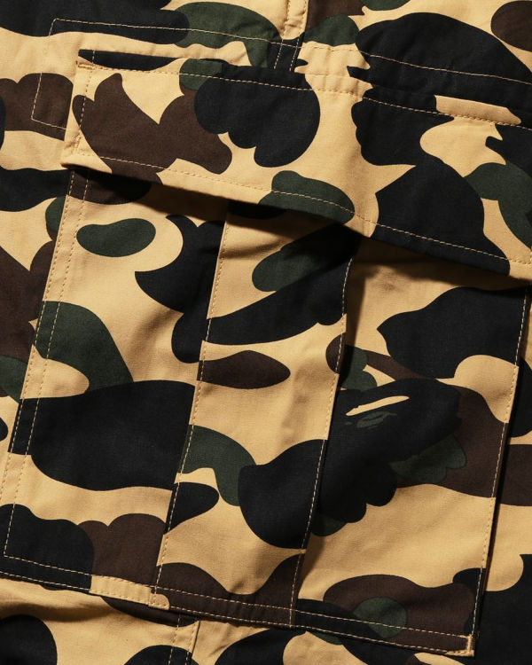 Pánské Kalhoty Bape 1st Camo Cargo Žluté | 78429JGNK