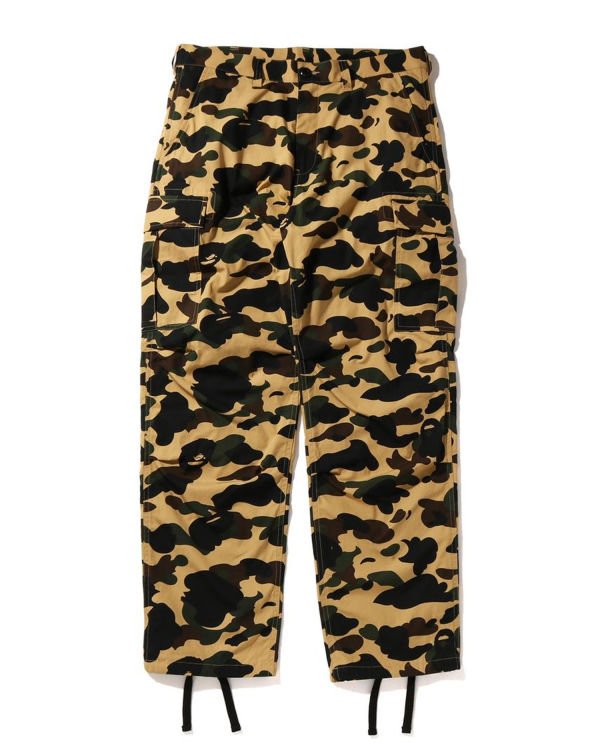 Pánské Kalhoty Bape 1st Camo Cargo Žluté | 78429JGNK