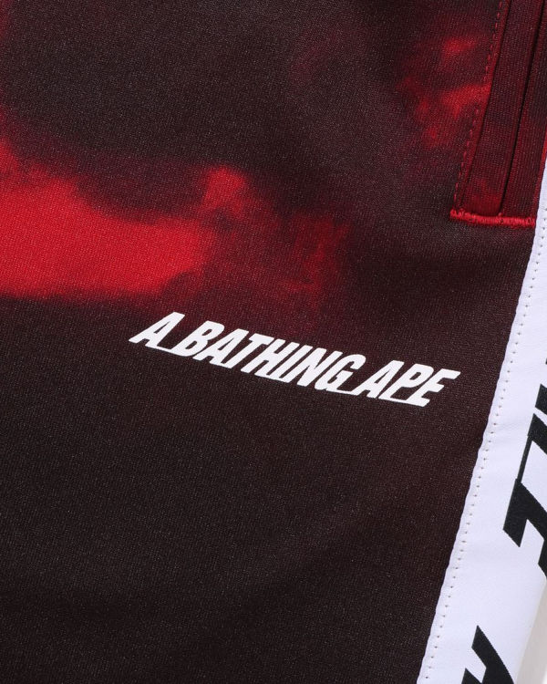 Pánské Kalhoty Bape A Bathing Ape Dye Track Světle Červené | 81973FBAW