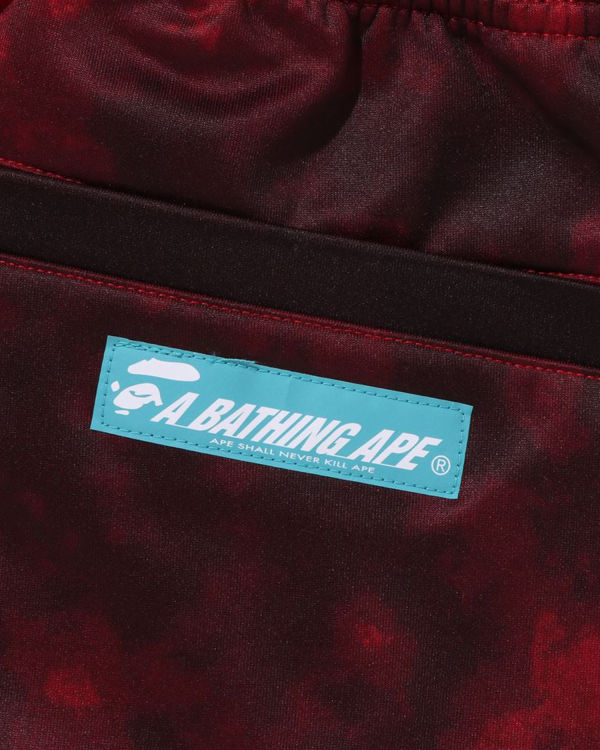 Pánské Kalhoty Bape A Bathing Ape Dye Track Světle Červené | 81973FBAW