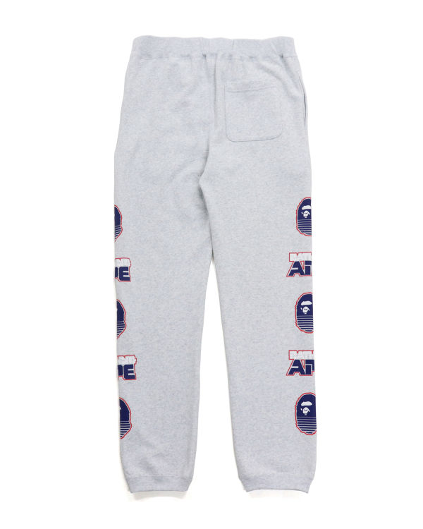 Pánské Kalhoty Bape Grafická #1 Světle Šedé | 35829VKGT