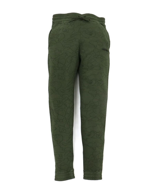 Pánské Kalhoty Bape Line 1st Camo Washed Slim Zelene | 05283XQOK