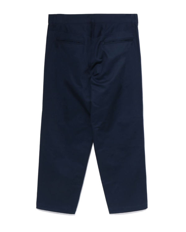 Pánské Kalhoty Bape Loose Fit Chino Tmavě Blankyt Blankyt | 98543GFOJ