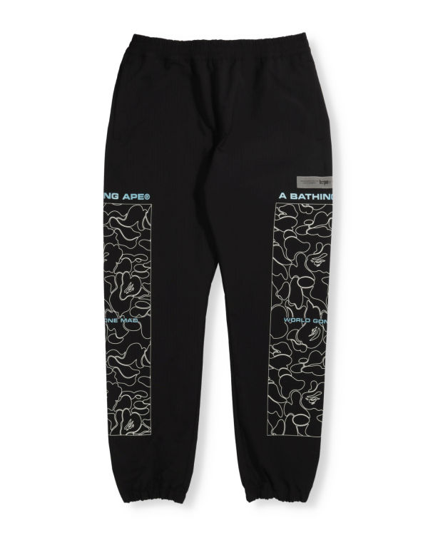 Pánské Kalhoty Bape Rip Stop Track Černé | 07346HNYA