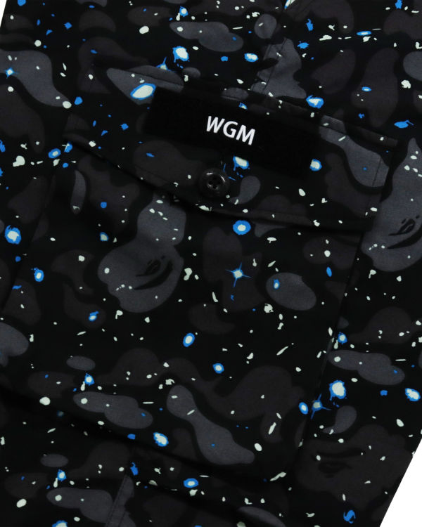 Pánské Kalhoty Bape Space Camo Relaxed Fit Černé | 29805YFJG