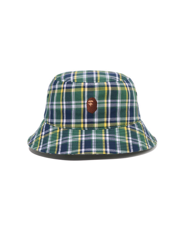 Pánské Klobouky Bape Mini Check Bucket Světle Zelene | 76485IZKW
