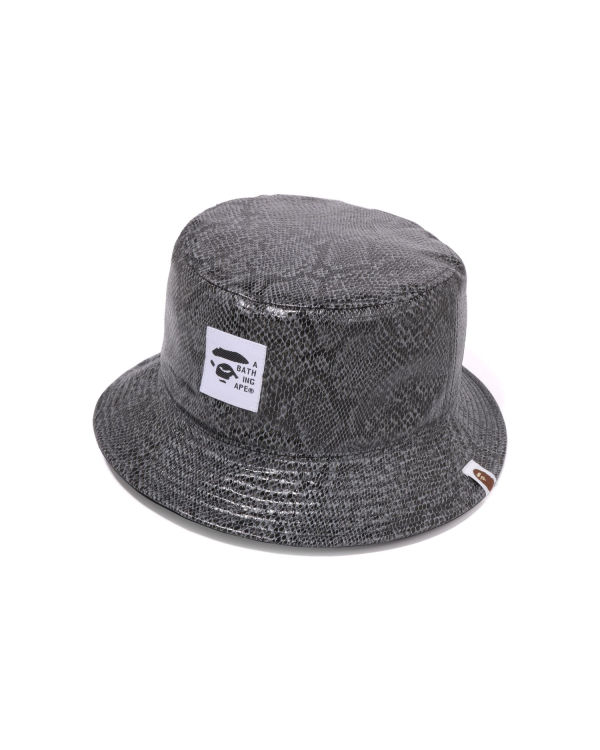 Pánské Klobouky Bape Snake Reversible Bucket Šedé | 30127YAOT