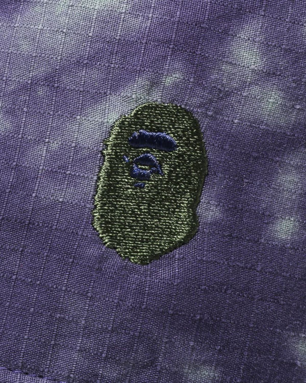 Pánské Klobouky Bape Tie Dye One Point Bucket Fialové | 25061DHBO