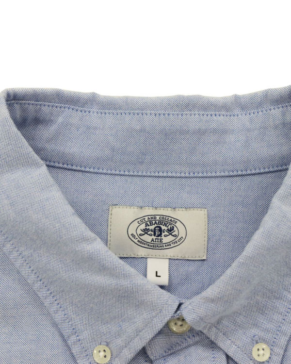 Pánské Košile Bape Chambray Loose Fit Blankyt | 01829YOGN