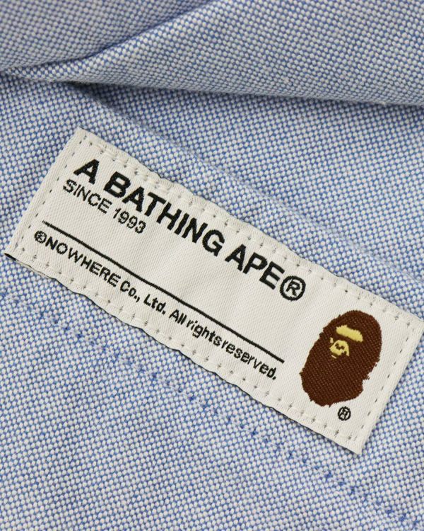 Pánské Košile Bape Chambray Loose Fit Blankyt | 01829YOGN
