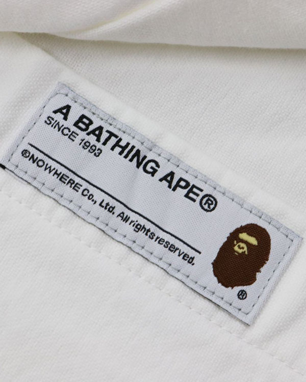 Pánské Košile Bape Chambray Loose Fit Bílé | 95204JPFW