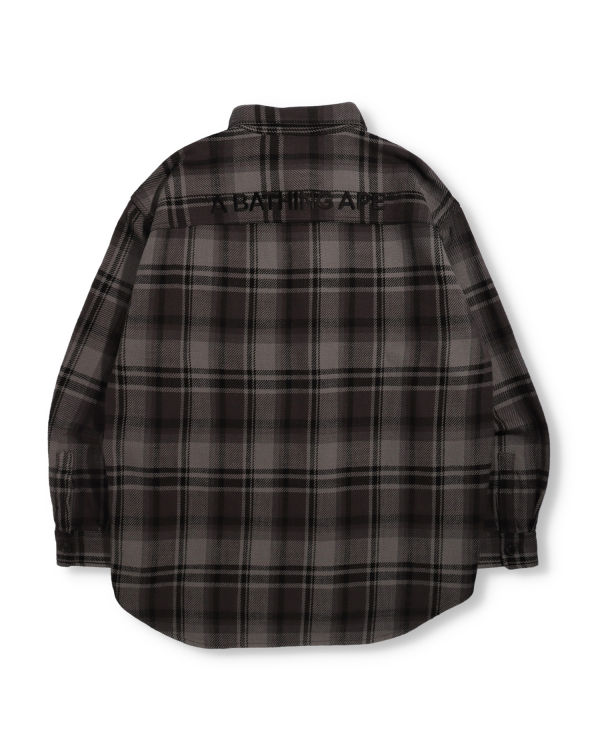 Pánské Košile Bape Check Flannel Černé | 04293HSKY