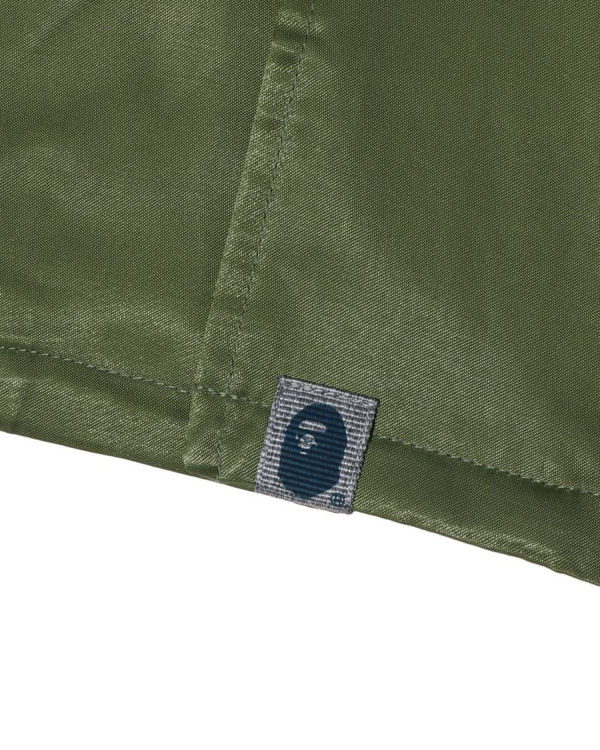 Pánské Košile Bape Japan Culture Open Collar Zelene | 09273PMGF