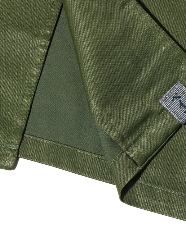 Pánské Košile Bape Japan Culture Open Collar Zelene | 09273PMGF