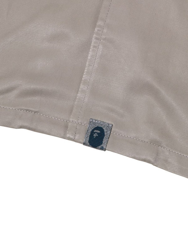 Pánské Košile Bape Japan Culture Open Collar Šedé | 85123XSMB