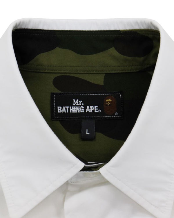 Pánské Košile Bape Multi Pattern Bílé | 64938JICU