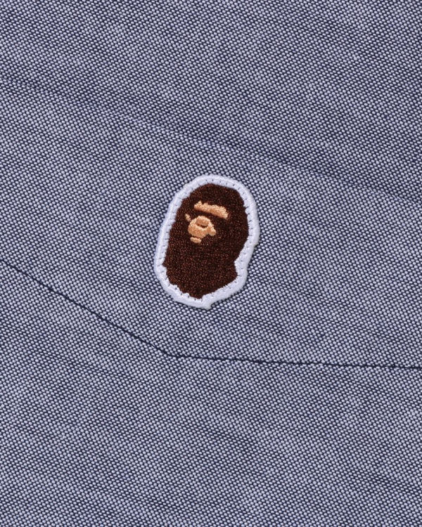Pánské Košile Bape Oxford relaxed fit Blankyt | 37568LKOY