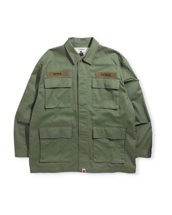 Pánské Košile Bape Relaxed Fit Military Tyrkysové | 13972YBMS