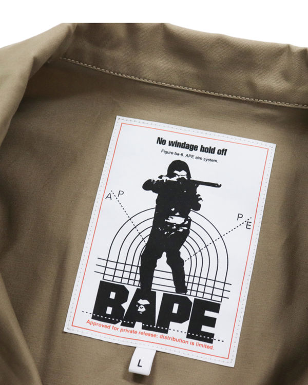 Pánské Košile Bape Relaxed Fit Military Béžový | 25971LDCU