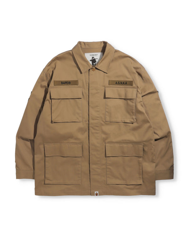 Pánské Košile Bape Relaxed Fit Military Béžový | 25971LDCU