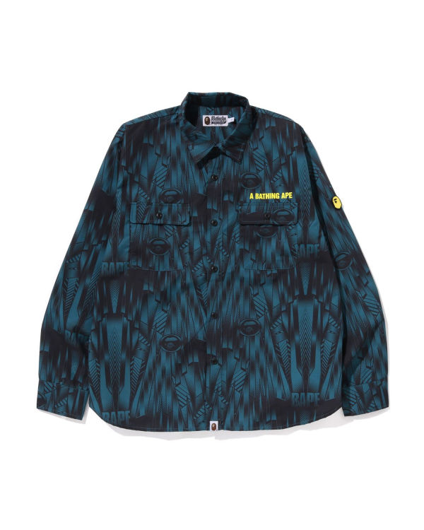 Pánské Košile Bape Speed Racer Relaxed Fit Blankyt | 06345BERH