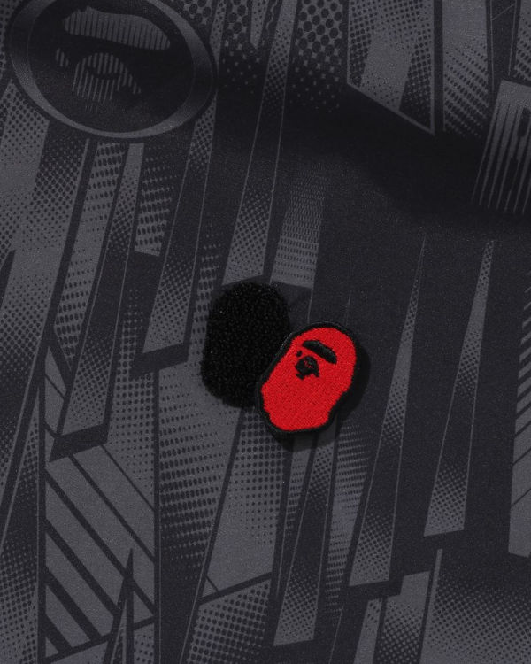 Pánské Košile Bape Speed Racer Relaxed Fit Černé | 46291XTCM