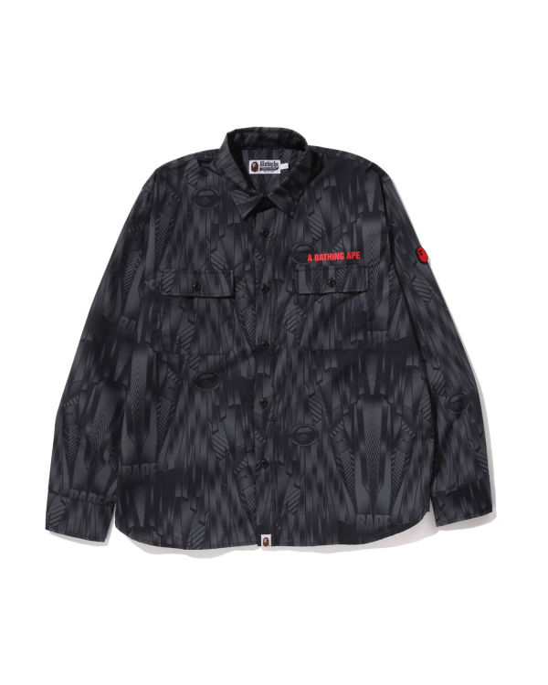 Pánské Košile Bape Speed Racer Relaxed Fit Černé | 46291XTCM